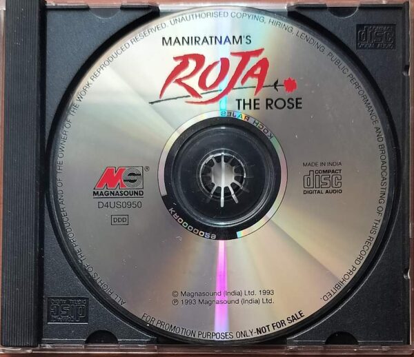 ROJA / ROJA INSTRUMENTAL - A.R. Rahman Hindi Audio Cd - Image 2