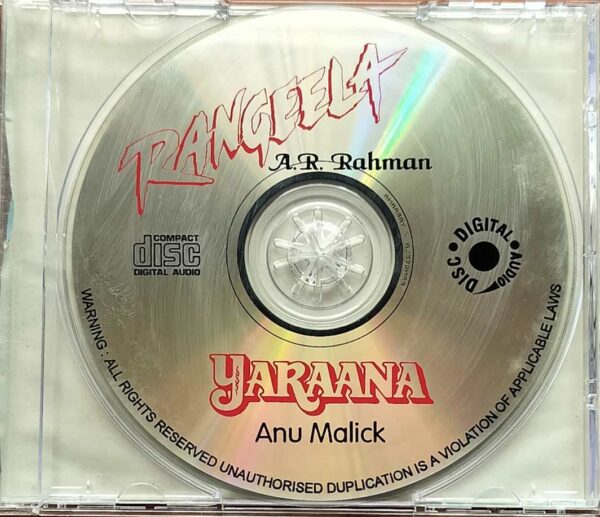 RANGEELA / YARAANA - A.R. Rahman & Anu Malik Hindi Imported Audio Cd - Image 2