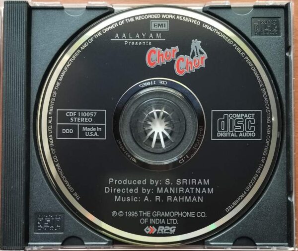 CHOR CHOR - A.R. Rahman Imported Hindi Audio Cd - Image 2