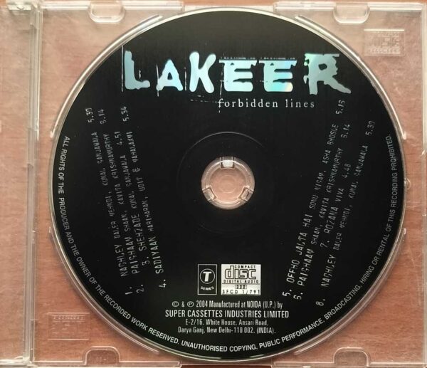 LAKEER - A.R. Rahman Hindi Audio Cd - Image 2