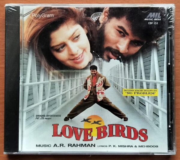 LOVE BIRDS - A.R. Rahman Hindi Audio Cd (FACTORY SEALED PACK)
