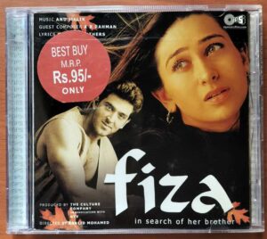 FIZA - Anu Malik & A.R. Rahman Hindi Audio Cd