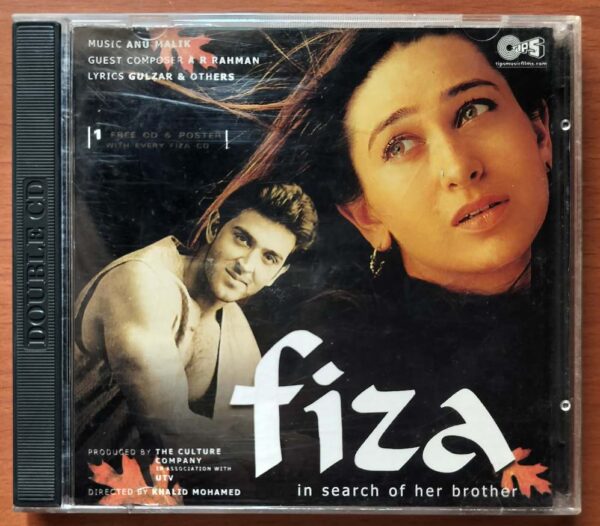FIZA - Anu Malik & A.R. Rahman Hindi 2CD Pack Audio Cd