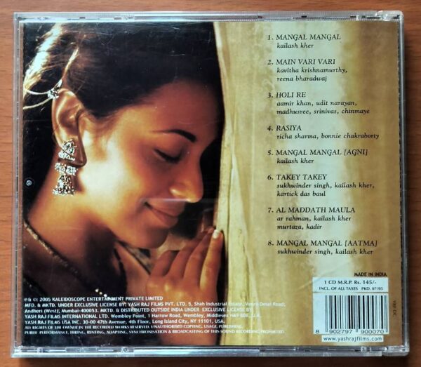 MANGAL PANDEY THE RISING - A.R. Rahman Hindi Audio Cd - Image 3