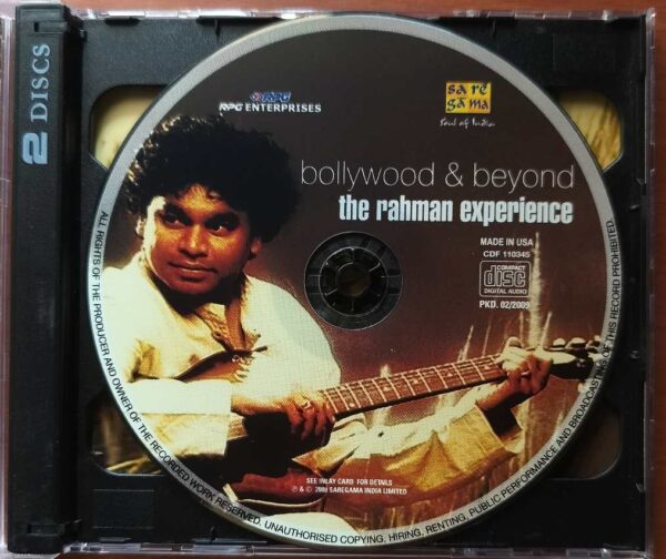 THE RAHMAN EXPERIENCE BOLLYWOOD & BEYOND - A.R. Rahman Imported 2CD Value Pack Audio Cd - Image 2