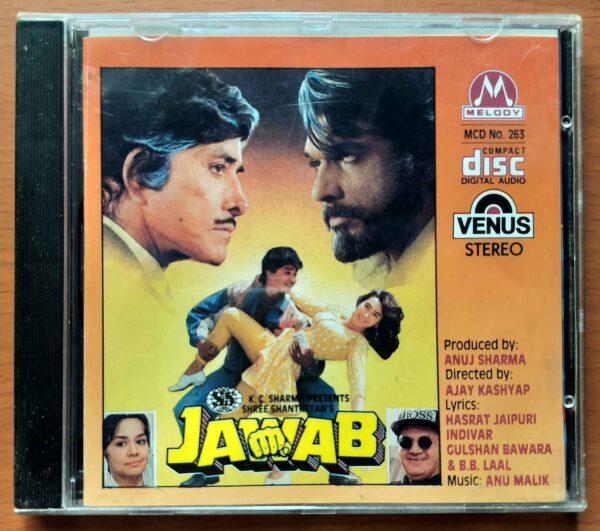 JAWAB - Anu Malik Imported Venus Melody Audio Cd