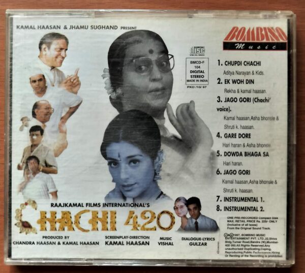 CHACHI 420 - Vishal Hindi Audio Cd - Image 3