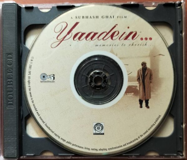 YAADEIN - Anu Malik 2CD Pack Hindi Audio Cd - Image 2