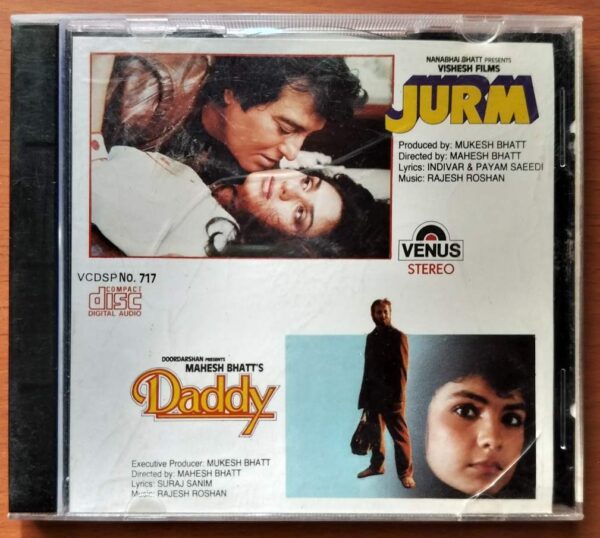 JURM / DADDY - Rajesh Roshan Hindi Audio Cd