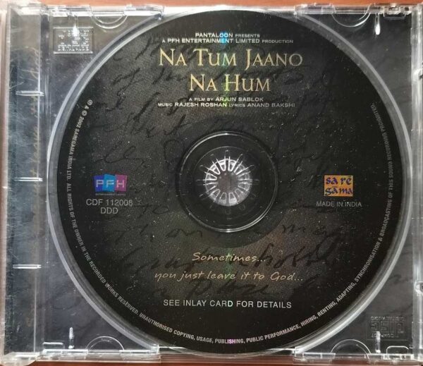 NA TUM JAANO NA HUM - Rajesh Roshan Hindi Audio Cd - Image 2