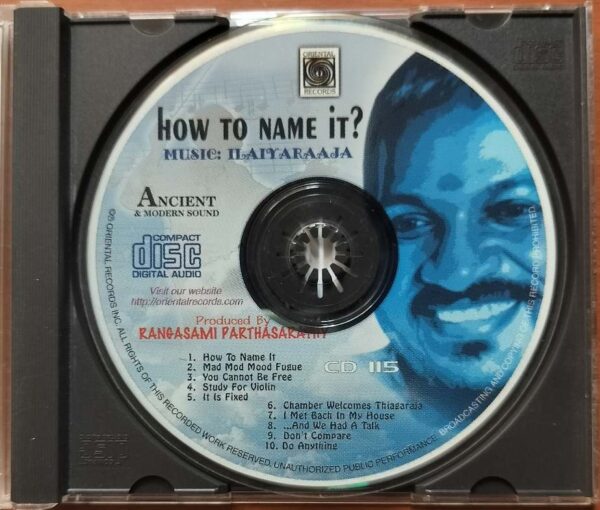 HOW TO NAME IT? - Ilayaraja Oriental Audio Cd - Image 2