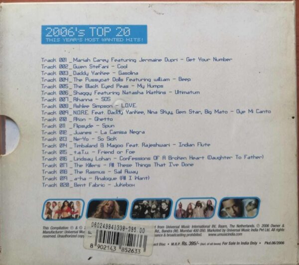 2006'S TOP 20 - English Album Audio Cd - Image 2