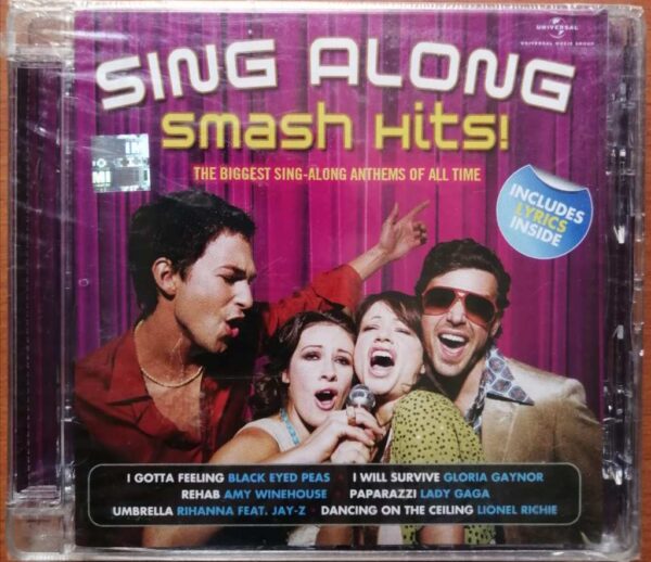 SING ALONG SMASH HITS - English Compilation Album Audio Cd (FACTORY SEALED PACK)