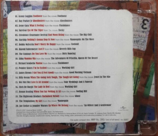 GREAT MUSIC FROM THE MOVIES - English Original Sound Track Collection Audio Cd - Image 2