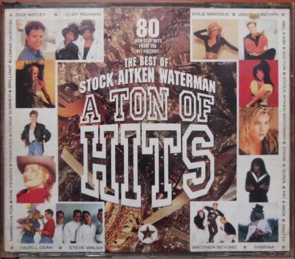 THE BEST OF STOCK AITKEN WATERMAN A TON OF HITS - English 2CD Pack Album Audio Cd