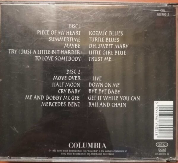 JANIS JOPLIN ANTHOLOGY - English 2CD Pack Album Audio Cd - Image 4