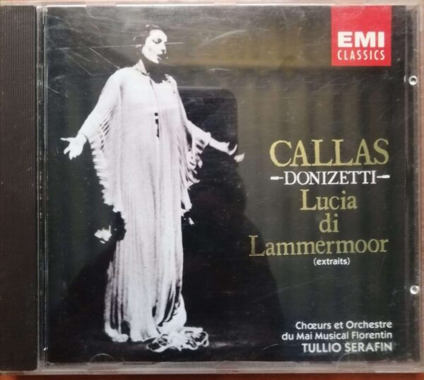 DONIZETTI : LUCIA DI LAMMERMOOR CALLAS / SERAFIN - Imported English Opera Album Audio Cd