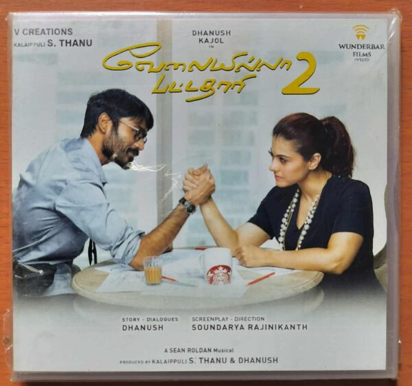VELLAI ILLA PATTADHARI 2 - Sean Roldan Tamil Audio Cd (FACTORY SEALED PACK)