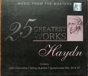 25 GREATEST WORKS HAYDN - Symphony Album Audio Cd