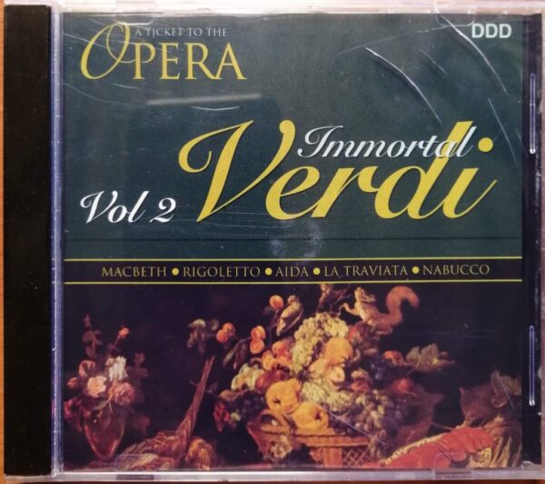 IMMORTAL VERDI VOL 2 - Opera Album Audio Cd