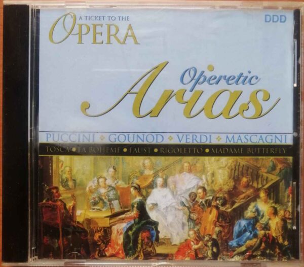 OPERETIC ARIAS - Imported Opera Album Audio Cd