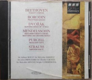 BEETHOVEN BORODIN DVORAK MENDELSSOHN PURCELL STRAUSS - Imported Symphony Album Audio Cd