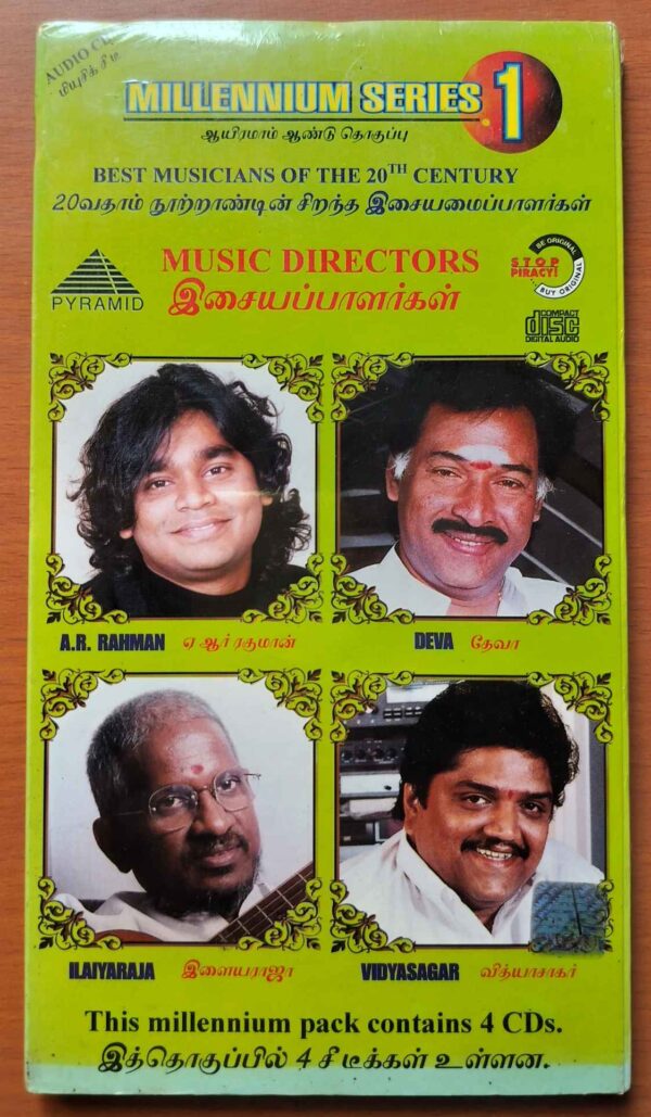 MILLENNIUM SERIES -(1) BEST OF MUSIC DIRECTOR - Best Musicians Of The 20th Century 4CD Pack Audio Cd (FACTORY SEALED PACK)