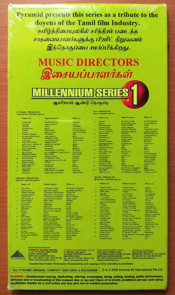 MILLENNIUM SERIES -(1) BEST OF MUSIC DIRECTOR - Best Musicians Of The 20th Century 4CD Pack Audio Cd (FACTORY SEALED PACK) - Image 2