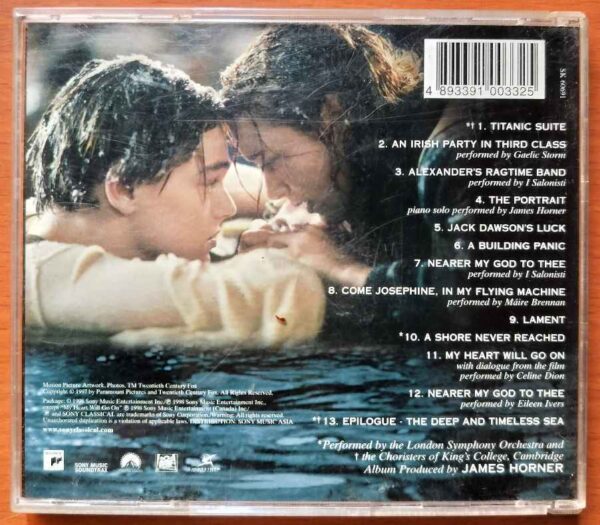 TITANIC - James Horner Original Sound Track Audio Cd - Image 3