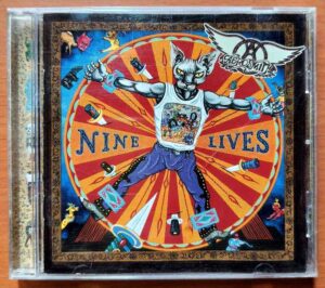 AEROSMITH NINE LIVES - Imported English Album Audio cd
