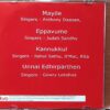 BAYAMA IRUKKU - C. Sathya Tamil Audio Cd (PROMOTIONAL NFS COPY) - Image 3