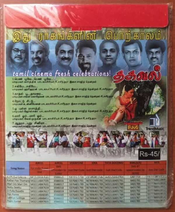 THAGAVAL - Jithu Jose Tamil Audio Cd (FACTORY SEALED PACK) - Image 2