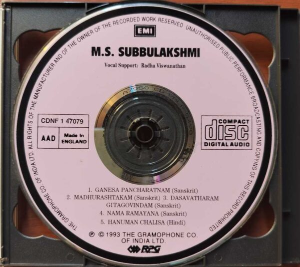 SRI ANNAMACHARYA SAMKIRTANAS M.S. SUBBULAKSHMI - Imported 2CD Classical Audio CD - Image 3