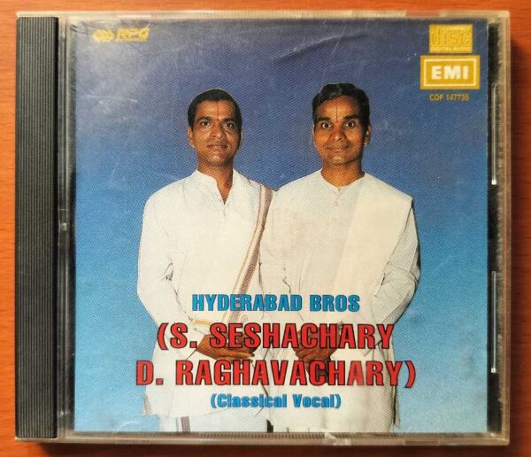 HYDERABAD BROS D. SESHA CHARY D. RAGHAVACHARY - Imported Classical Vocal Audio Cd
