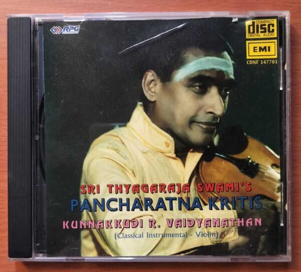 PANCHARATNA KRITIS KUNNAKKUDI R. VAIDYANATHAN - Classical Instrumental Audio Cd