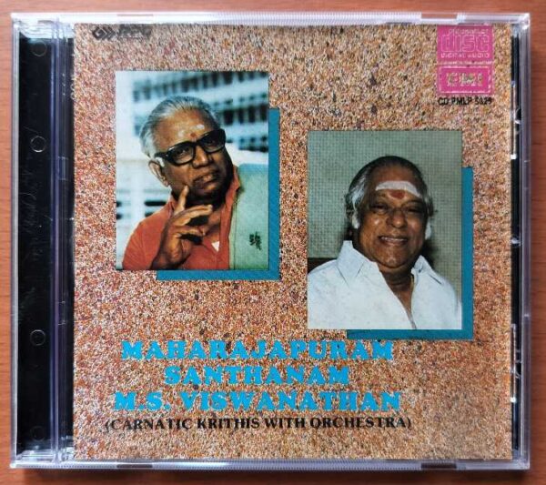 MAHARAJAPURAM SANTHANAM M.S. VISWANATHAN - Carnatic Krithis With Orchestra Audio Cd