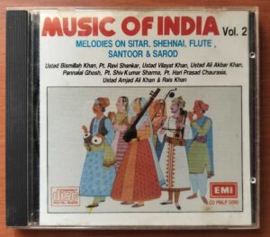 MUSIC OF INDIA VOL 2 - Imported Instrumental Audio Cd