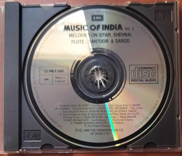 MUSIC OF INDIA VOL 2 - Imported Instrumental Audio Cd - Image 2