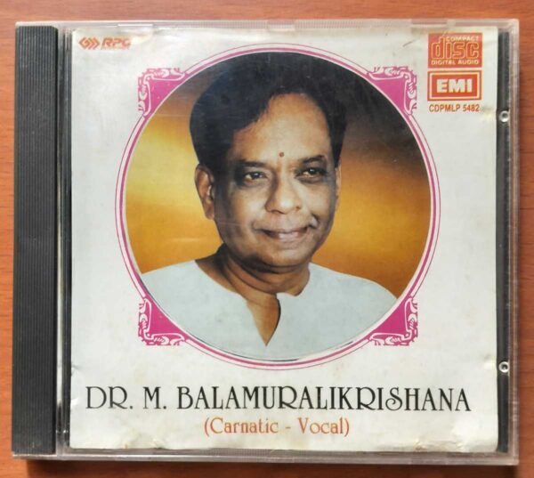 DR. M. BALAMURALIKRISHNA CARNATIC - VOCAL - Imported Indian Carnatic Audio Cd