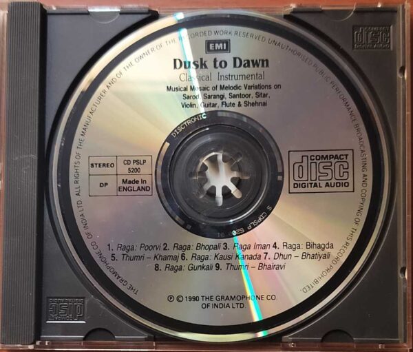 DUSK TO DAWN - Instrumental Classical Audio Cd - Image 2