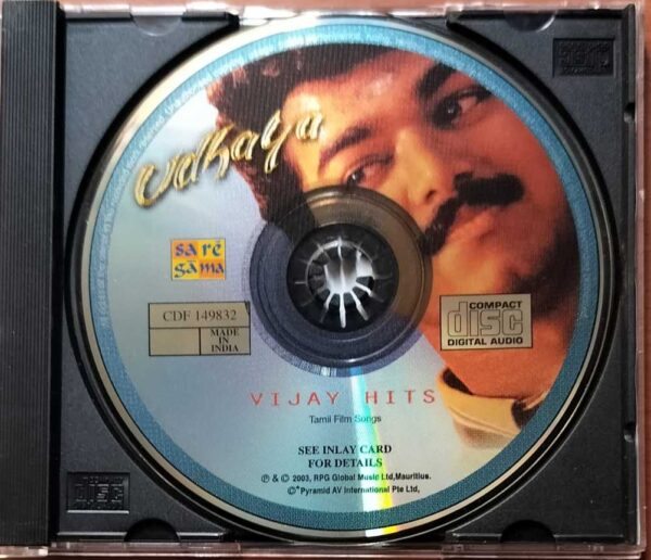 UDHAYA / VIJAY HITS - A.R. Rahman Tamil Audio Cd - Image 2