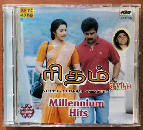 RHYTHM / MILLENNIUM HITS - Imported A.R. Rahman Tamil Audio Cd