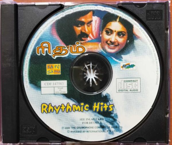 RHYTHM / RHYTHMIC HITS - Imported A.R. Rahaman Tamil Audio Cd - Image 2