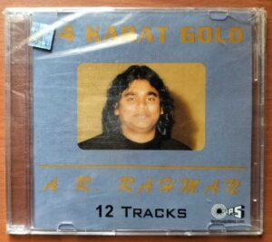 24 KARAT GOLD A.R. RAHMAN 12 TRACKS - A.R. Rahman Hindi Audio Cd (FACTORY SEALED PACK)