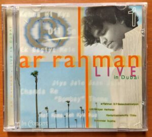 A.R. RAHMAN LIVE IN DUBAI VOL. 1 & 2 - A.R. Rahman Live Concert 2CD Audio Cd