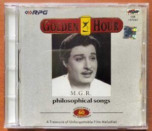 GOLDEN HOUR M.G.R PHILOSOPHICAL SONGS - Tamil Old Collection Audio Cd
