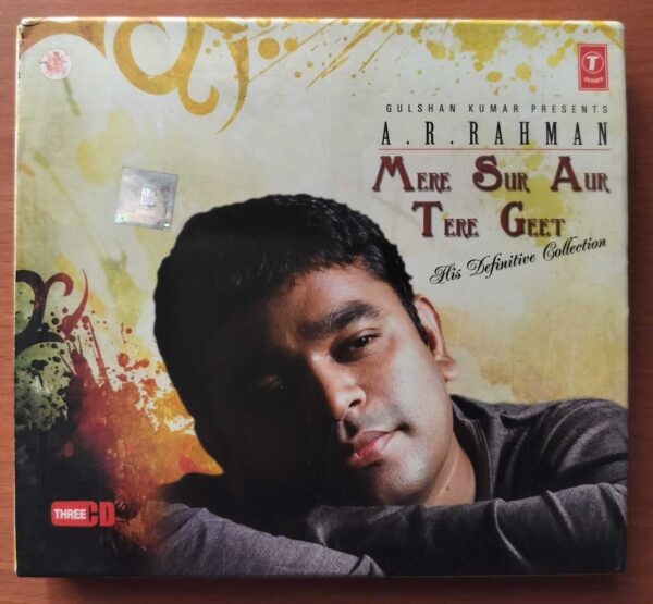 MERE SUR AUR TERE GEET - A.R. Rahman His Definitive Collection 3CD Pack Hindi Audio Cd (With Outer Cover)