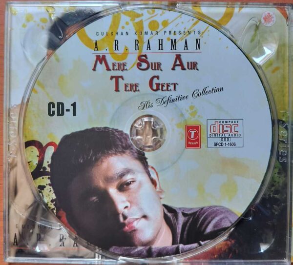 MERE SUR AUR TERE GEET - A.R. Rahman His Definitive Collection 3CD Pack Hindi Audio Cd (With Outer Cover) - Image 3