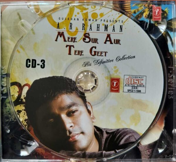MERE SUR AUR TERE GEET - A.R. Rahman His Definitive Collection 3CD Pack Hindi Audio Cd (With Outer Cover) - Image 5
