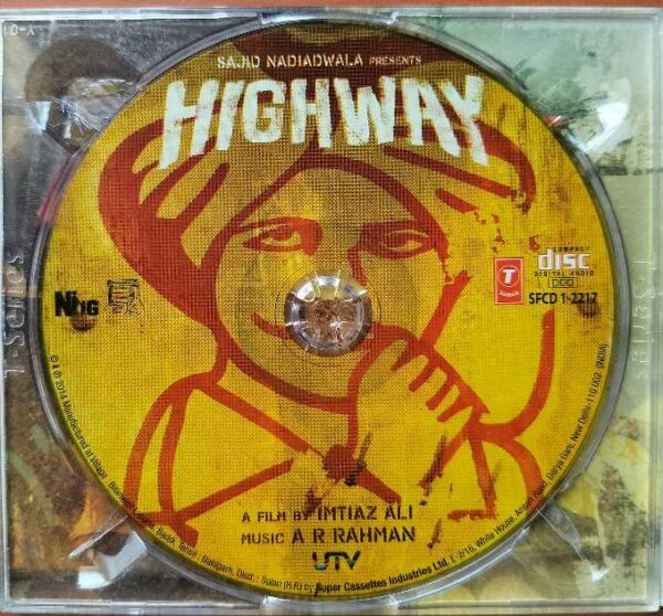 HIGHWAY - A.R. Rahman Hindi Audio Cd - Image 2
